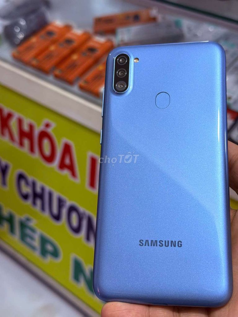 Samsung A11 3GB 32GB Xanh. Mua bán Điện thoại tại Thành phố Sóc Trăng Sóc Trăng được đăng bởi điện thoại giá sỉ 441 lê Hồng Phong  hình 1