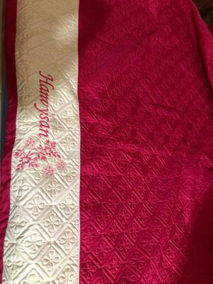 bộ chăn ga gối trần bông mầu đỏ size 1m8-2m. Mua bán Giường, chăn ga gối nệm tại Quận Hoàn Kiếm Hà Nội được đăng bởi An Ninh
