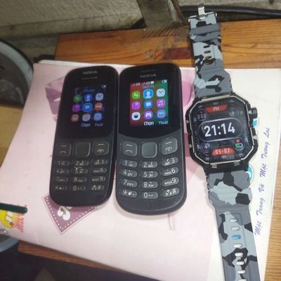 Nokia 105 ,Nokia 130,đồng hồ