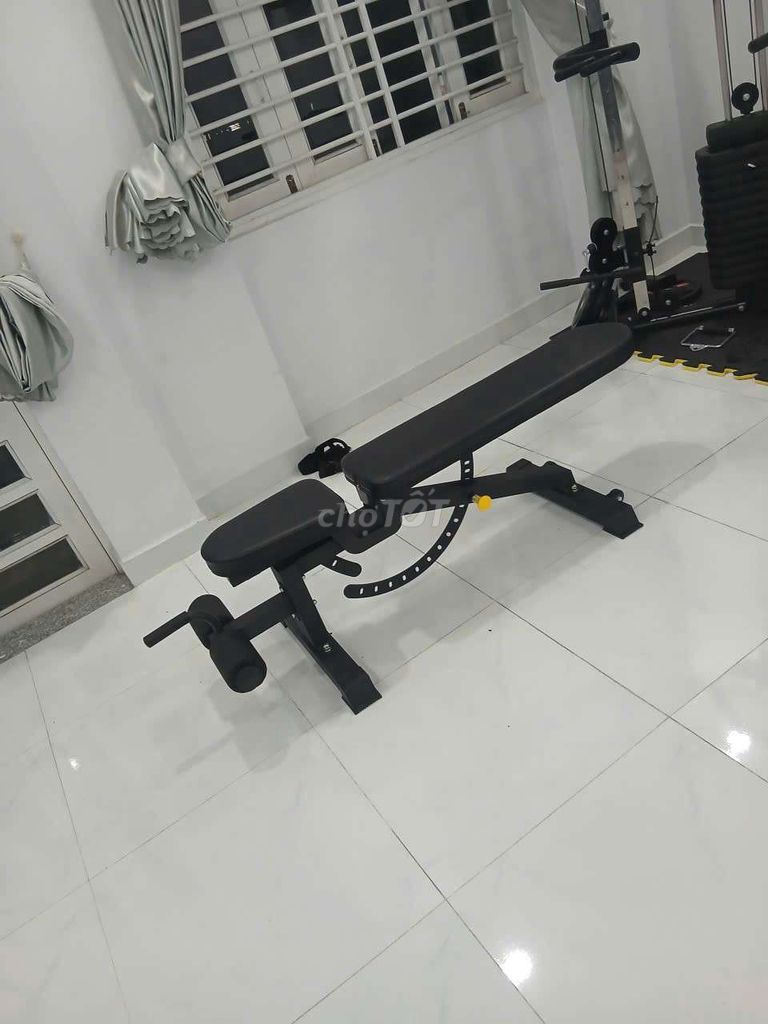 Ghế tập tạ Đen Mới