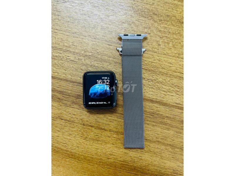 Apple Watch Đen Thép không gỉ. Mua bán Thiết bị đeo thông minh tại Huyện Hóc Môn Tp Hồ Chí Minh được đăng bởi Nhật Lý hình 1