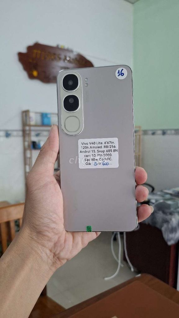 Vivo V40 Lite 8GB/256GB. Mua bán Điện thoại tại Thành phố Thủ Dầu Một Bình Dương được đăng bởi TTMobileBD hình 1