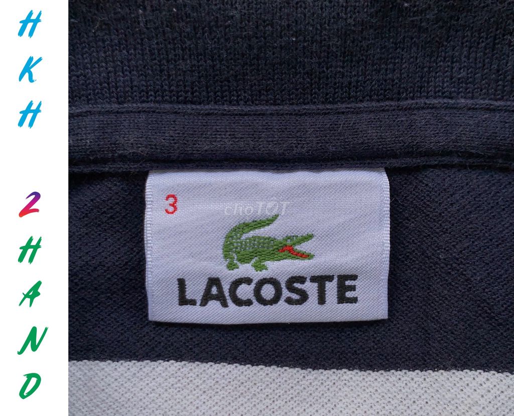 Thun LACOSTE JAPAN sọc trắng-xanh**56-63kg*BAOSHIP