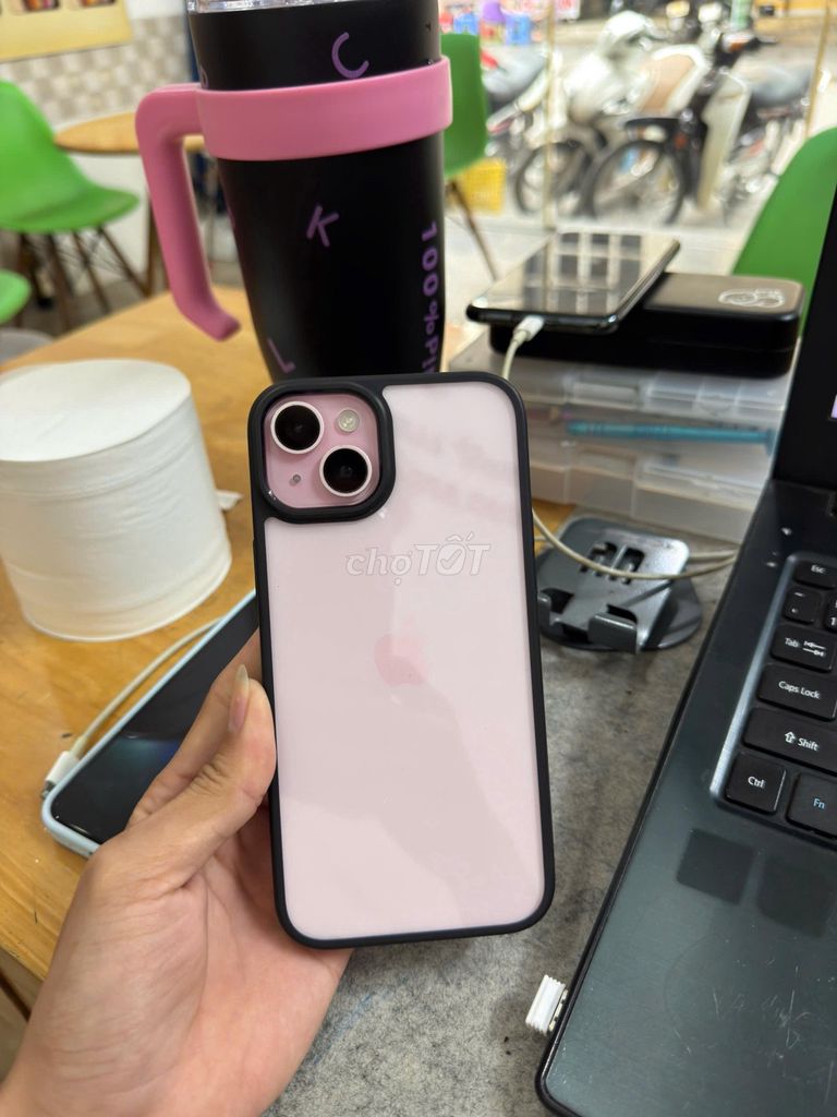 15 Plus Hồng 2 SIM EID. Mua bán Điện thoại tại Quận Hoàng Mai Hà Nội được đăng bởi Trương Công Quân hình 1