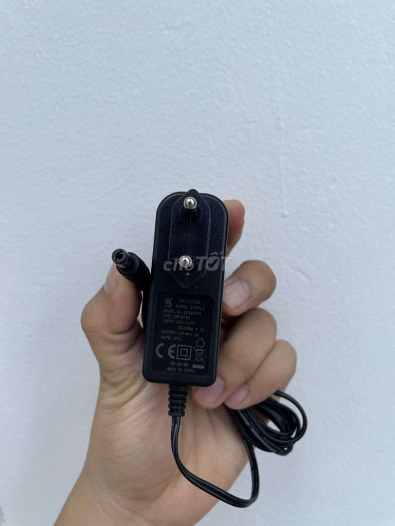 Nguồn Adapter 12V 1.5A ktec hàng like new chính hã