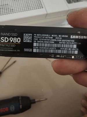 SSD : Nvme Samsung 980 500GB ( bh 7.28). Mua bán Linh kiện (RAM, Card...) tại Huyện Bình Chánh Tp Hồ Chí Minh được đăng bởi Nguyễn Tuấn Thành