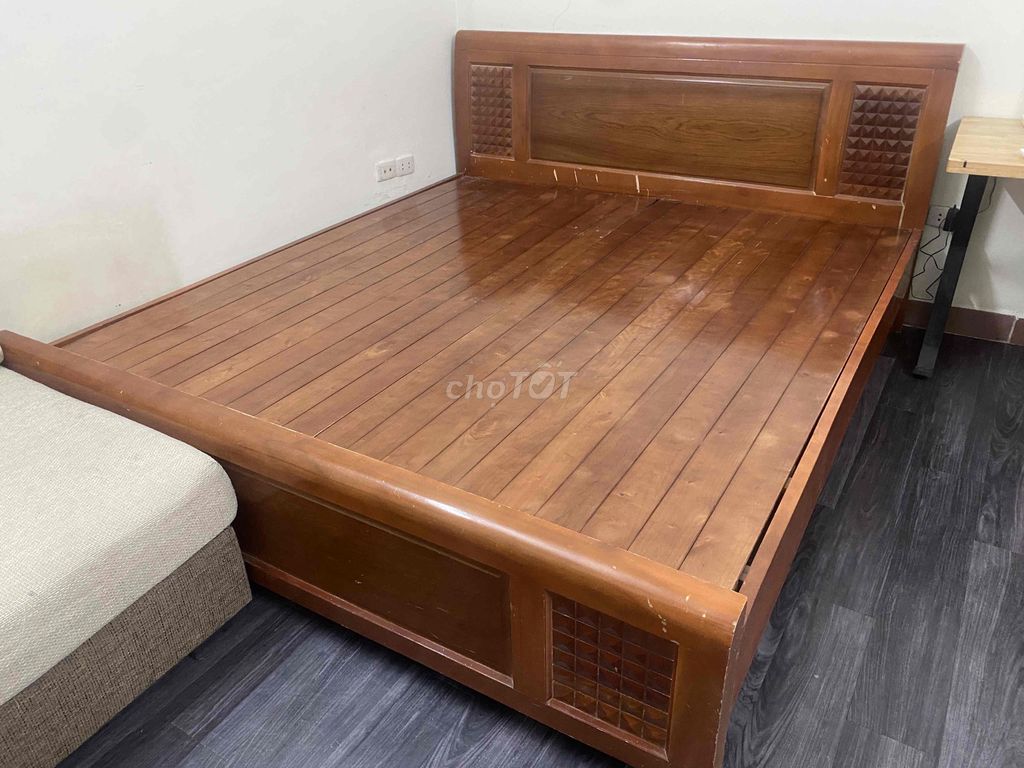 Giường ngủ Gỗ Nâu. Mua bán Giường, chăn ga gối nệm tại Quận Thanh Xuân Hà Nội được đăng bởi Nguyễn nam hình 1