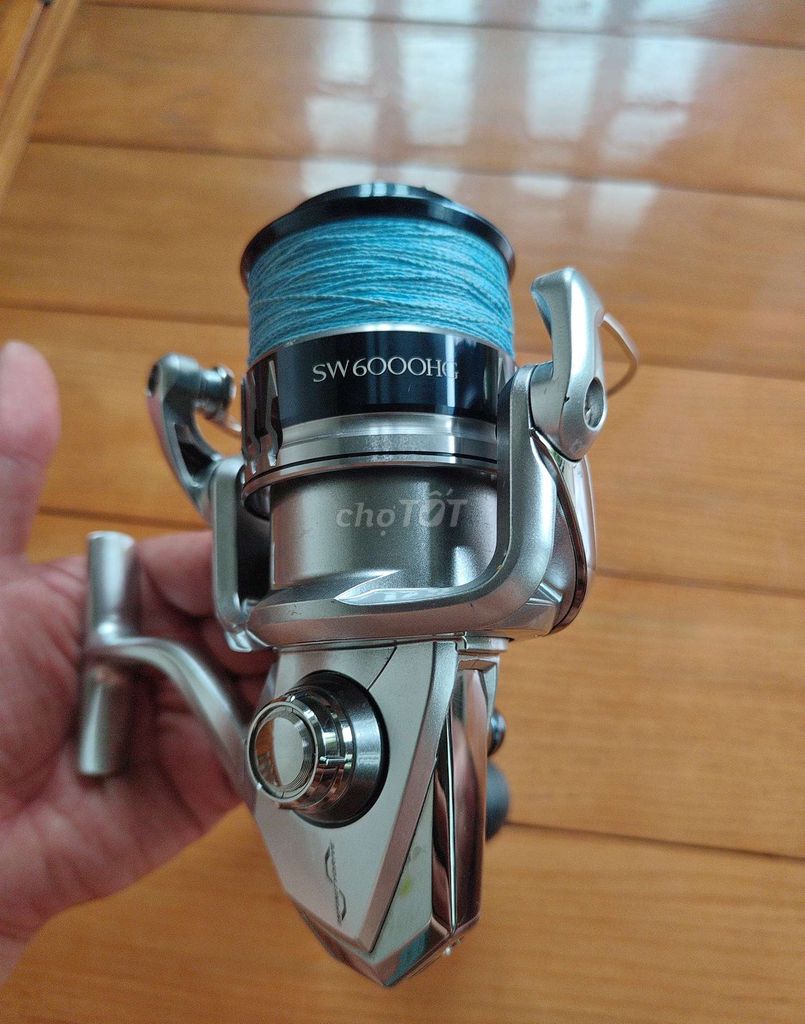 Máy câu cá Shimano Saragosa SW6000HG Bạc. Mua bán Đồ thể thao, Dã ngoại tại Huyện Long Thành Đồng Nai được đăng bởi Tiến Thành hình 1