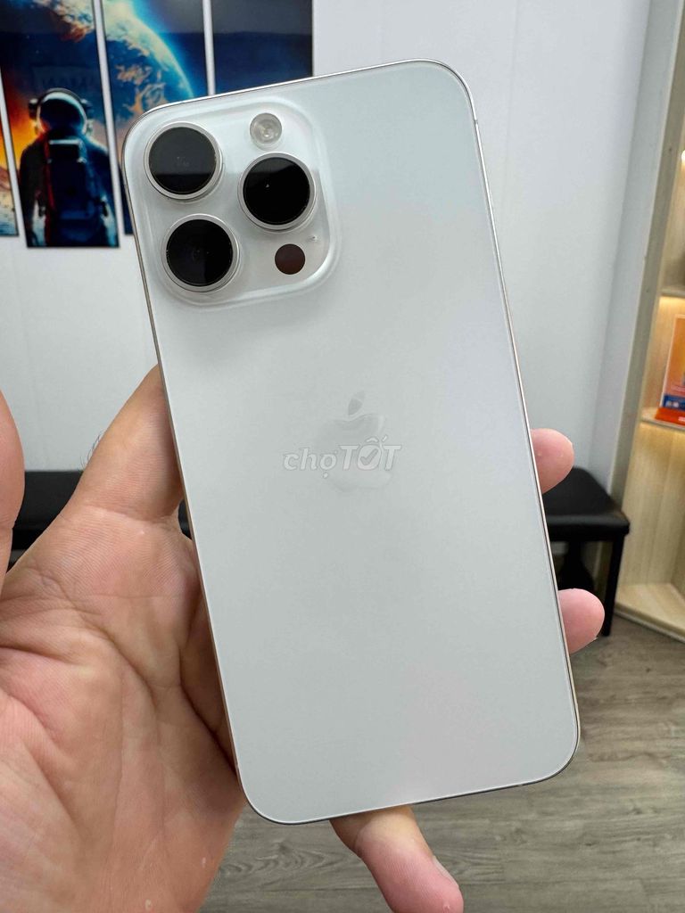 Apple iPhone 15 Pro Max 256GB Trắng 99%. Mua bán Điện thoại tại Thành phố Biên Hòa Đồng Nai được đăng bởi Nguyễn Hữu Nghiệp hình 1