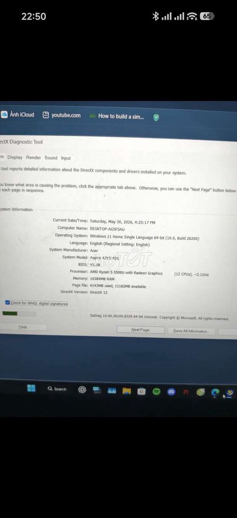 Acer Aspire 7 . Mua bán Laptop tại Quận 12 Tp Hồ Chí Minh được đăng bởi VănThông hình 1