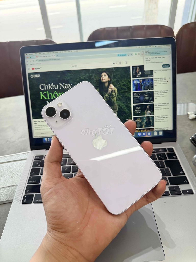 Apple iPhone 14 Plus 128GB Tím nhạt 97%. Mua bán Điện thoại tại Quận Ngũ Hành Sơn Đà Nẵng được đăng bởi Nghĩa  hình 1