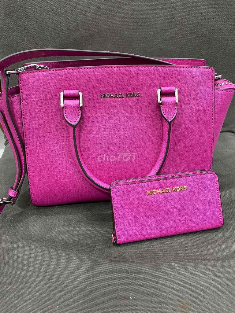 Túi xách Michael Kors da nữ Hồng. Mua bán Túi xách tại Quận Gò Vấp Tp Hồ Chí Minh được đăng bởi Muoi Tran hình 1