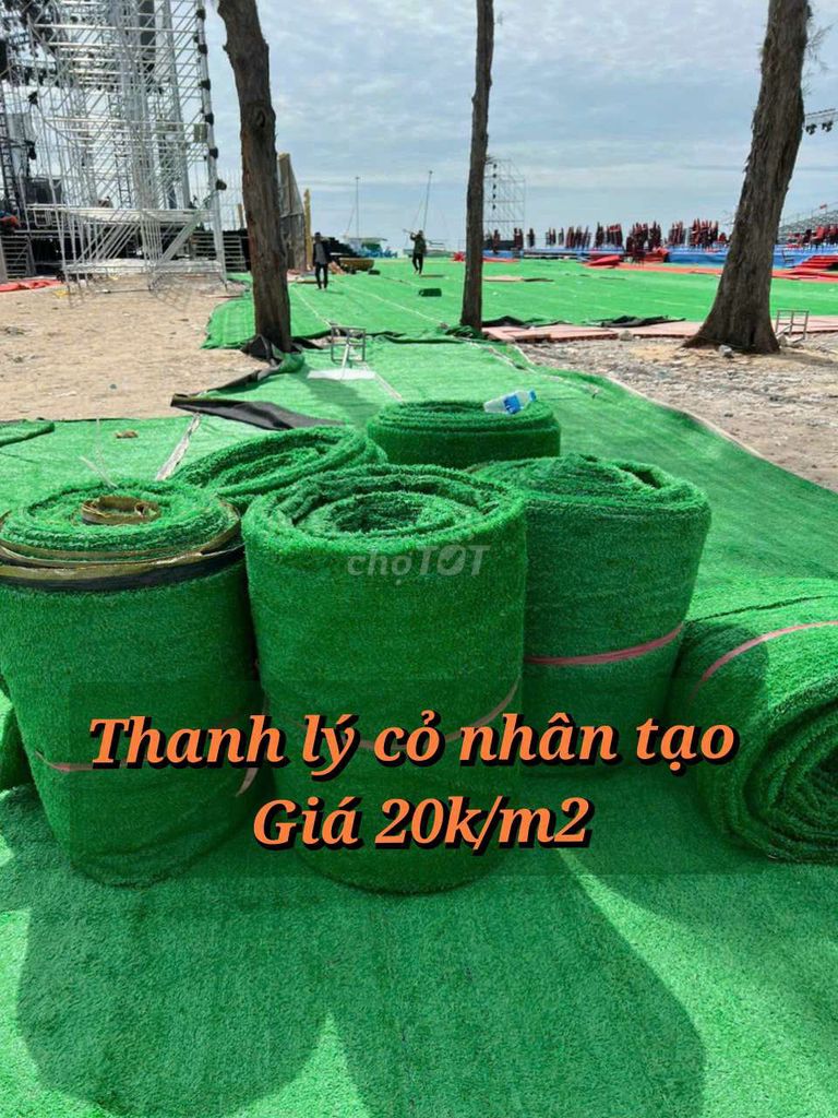 Thanh lý cỏ nhân tạo số lượng lớn giá 20k/m vuông. Mua bán Cây cảnh, đồ trang trí tại Quận Tân Bình Tp Hồ Chí Minh được đăng bởi Tổng kho Thảm cỏ nhân tạo MN hình 1