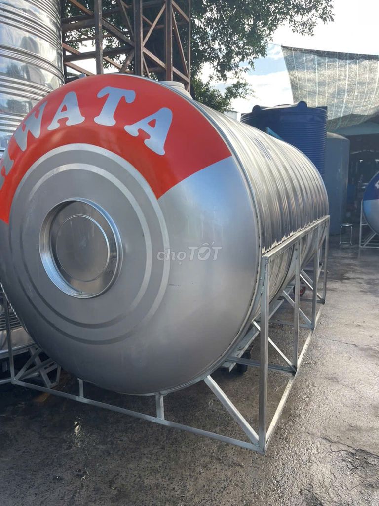 Bồn nước Inox SUS 304 5000 Lít Ngang Mới 90%. Mua bán Nội thất, đồ gia dụng khác tại Huyện Củ Chi Tp Hồ Chí Minh được đăng bởi Luyện Phan hình 1
