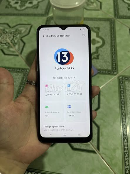 Vivo Y21s 6GB/128GB Đen. Mua bán Điện thoại tại Quận 1 Tp Hồ Chí Minh được đăng bởi Hội Đồ Điện Tử hình 1