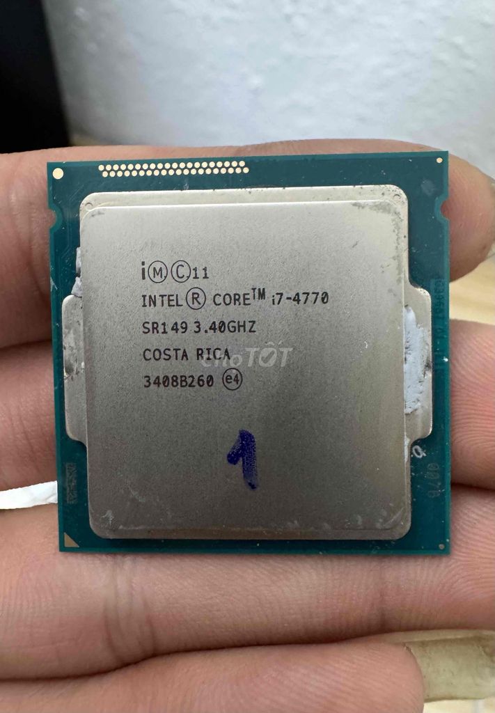 CPU Intel Core i7 4770 3.40GHz. Mua bán Linh kiện (RAM, Card...) tại Quận 12 Tp Hồ Chí Minh được đăng bởi Anh Tuan hình 1