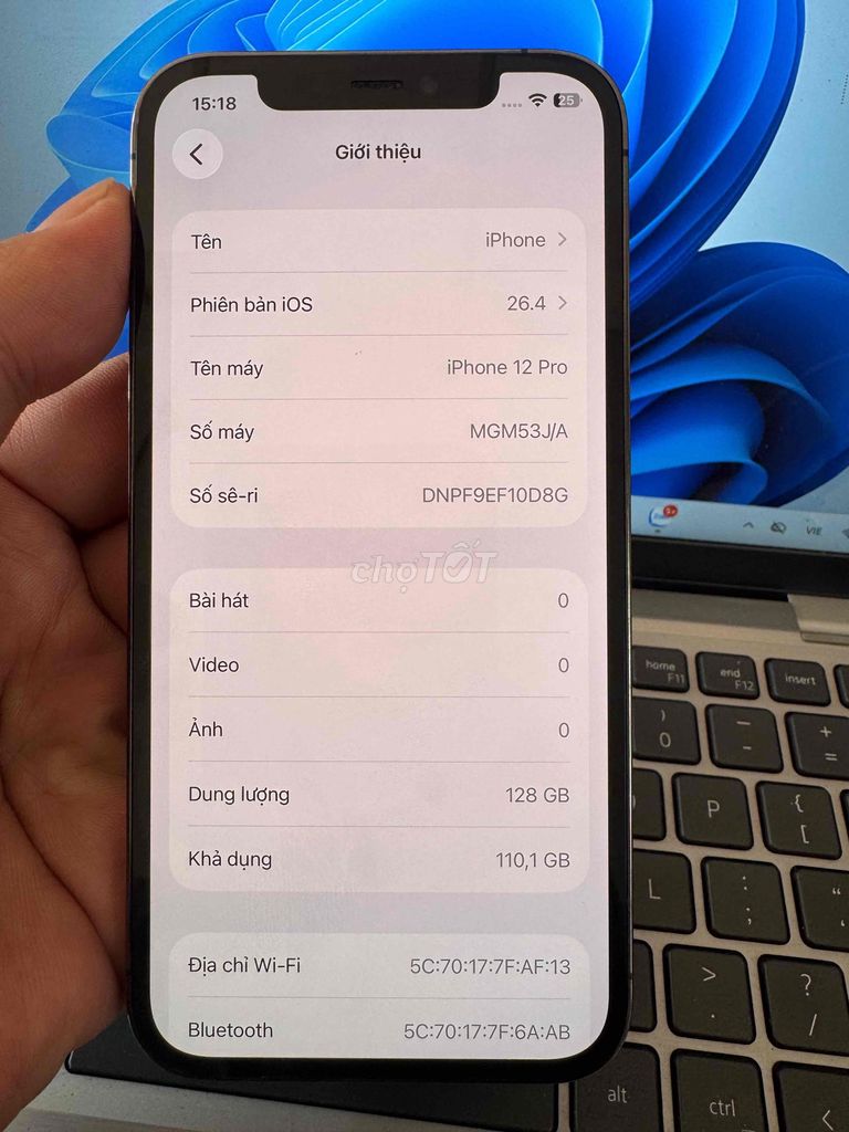 iPhone 12 Pro 128GB Đen Đã sử dụng. Mua bán Điện thoại tại Quận 6 Tp Hồ Chí Minh được đăng bởi QUỐC THIÊN BÁN GÓP 0 ĐỒNG  hình 1
