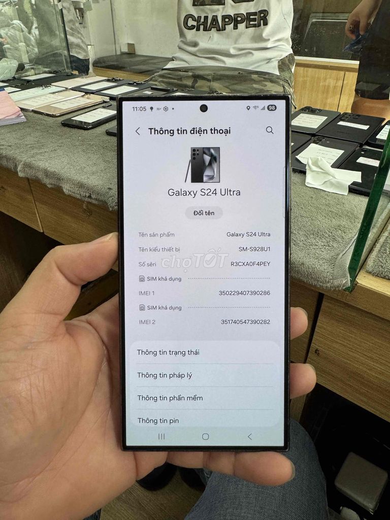 Samsung Galaxy S24 Ultra 12GB/256GB giá sinh viẻn. Mua bán Điện thoại tại Quận Đống Đa Hà Nội được đăng bởi Lê Khuyến hình 1