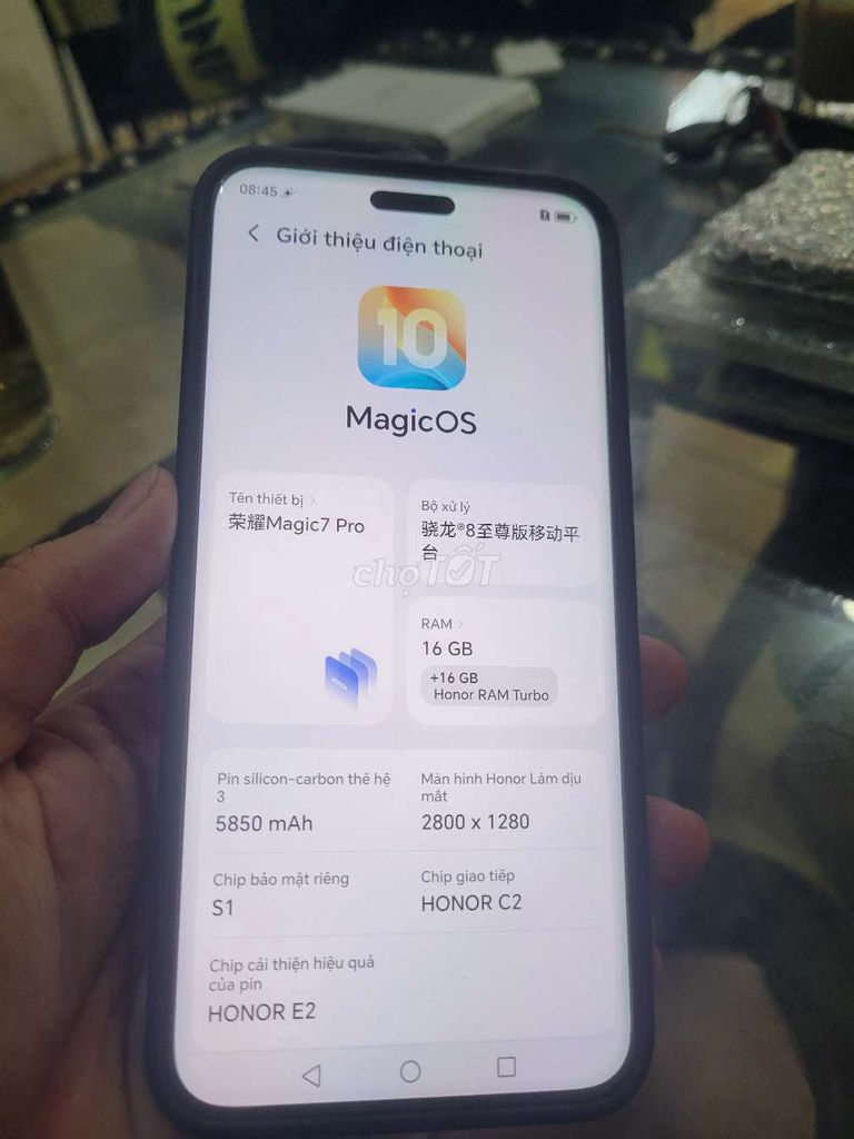 Honor Magic 7 Pro 16/512GB Xám. Mua bán Điện thoại tại Huyện Châu Thành Tiền Giang được đăng bởi Cầm đồ thanh lý  hình 1