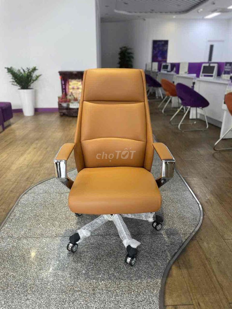 Ghế giám đốc Da cao cấp Khung Thép Nâu. Mua bán Bàn ghế tại Thành phố Thủ Đức Tp Hồ Chí Minh được đăng bởi Tên chưa cung cấp hình 1