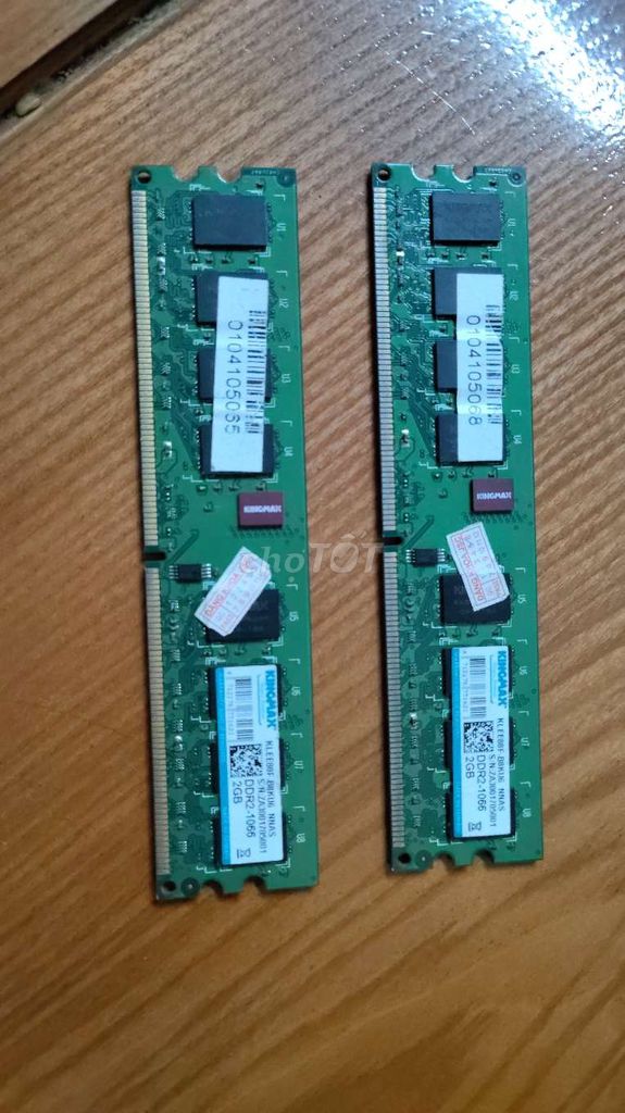 RAM Kingmax DDR2 PC 4GB Mới. Mua bán Linh kiện (RAM, Card...) tại Quận Hai Bà Trưng Hà Nội được đăng bởi Tho tên tôi hình 1