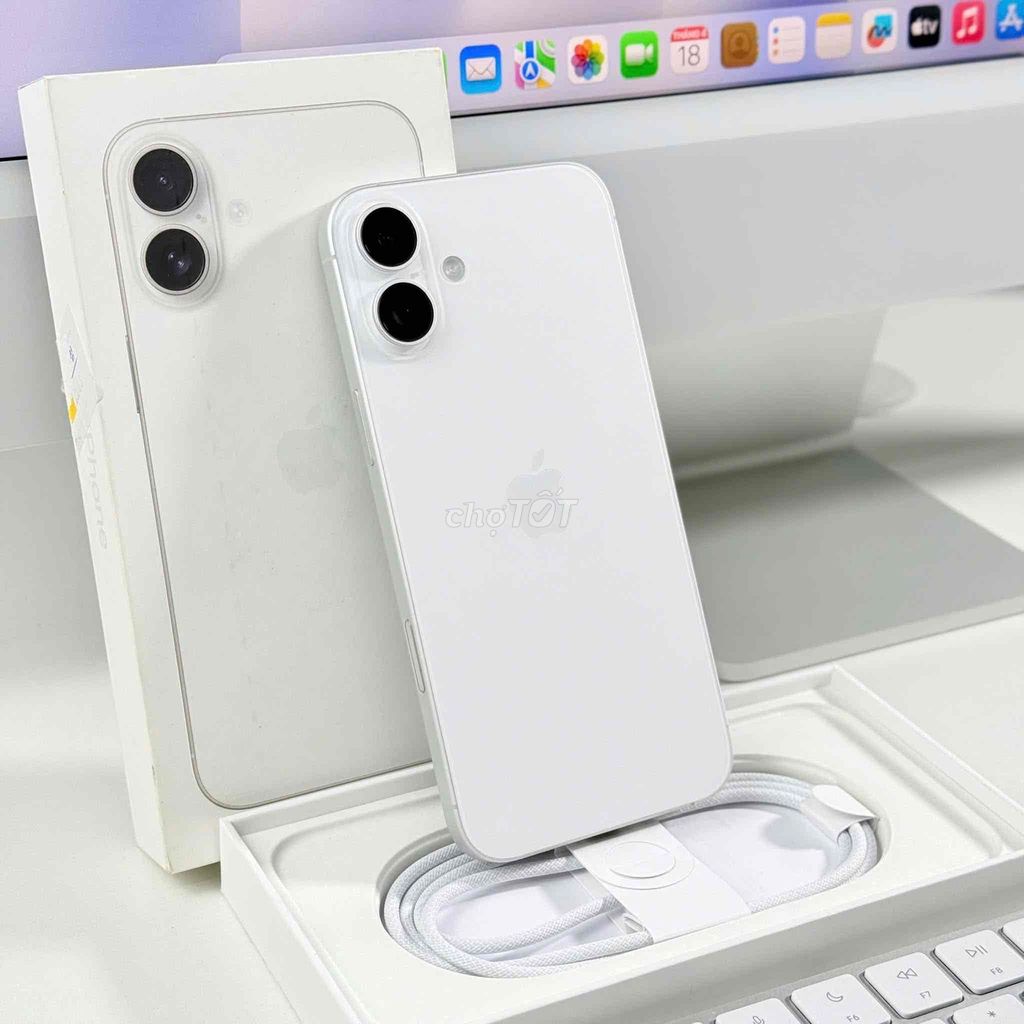 iPhone 16 Plus 128Gb Trắng FULLBOX APPLE 2026. Mua bán Điện thoại tại Quận Thanh Xuân Hà Nội được đăng bởi Nguyễn Huy Dũng hình 1