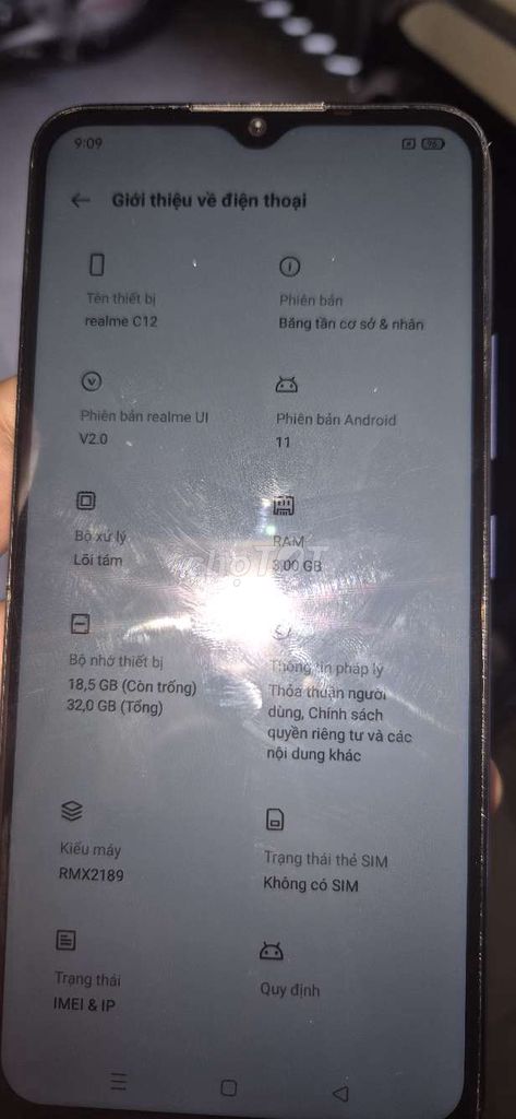 Realme C12 32GB Xanh. Mua bán Điện thoại tại Thành phố Biên Hòa Đồng Nai được đăng bởi Châu nguyễn  hình 1