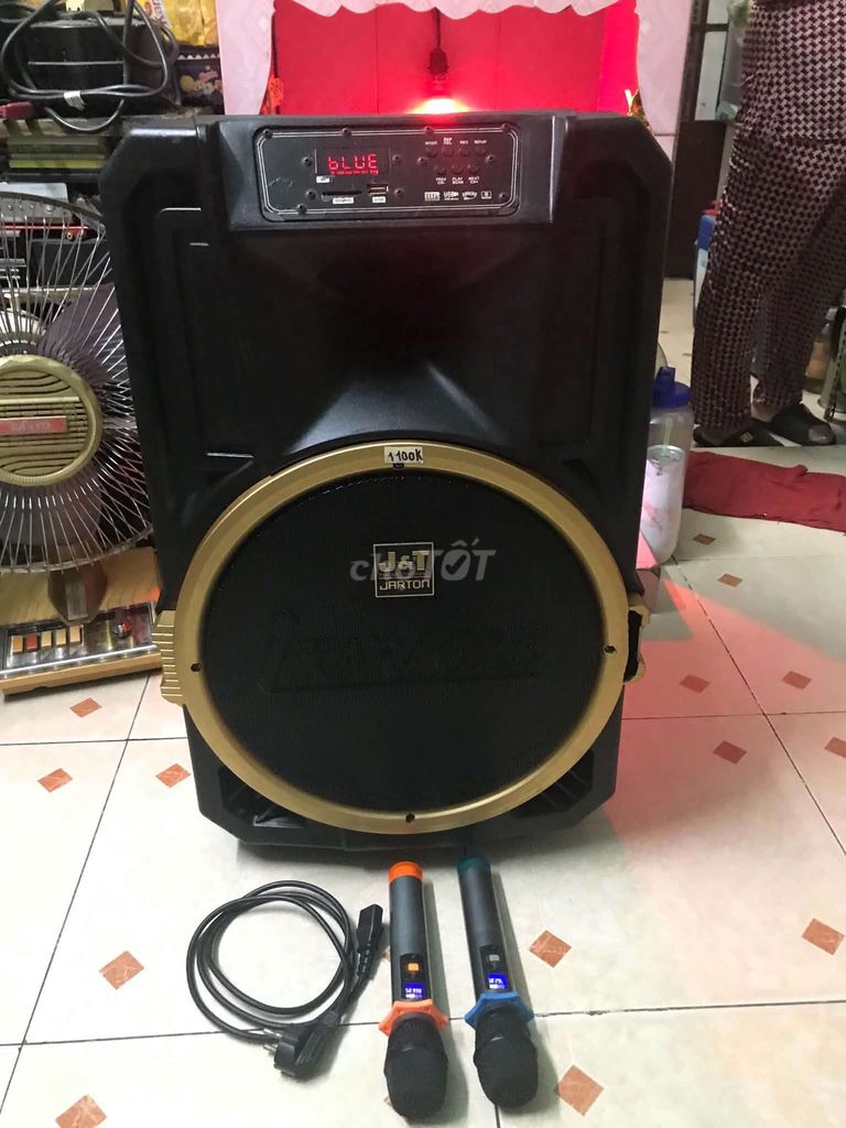Loa kéo J&T Jarton Đen Bluetooth kèm 2 micro. Mua bán Tivi, Âm thanh tại Quận 5 Tp Hồ Chí Minh được đăng bởi Thanhthy hình 1