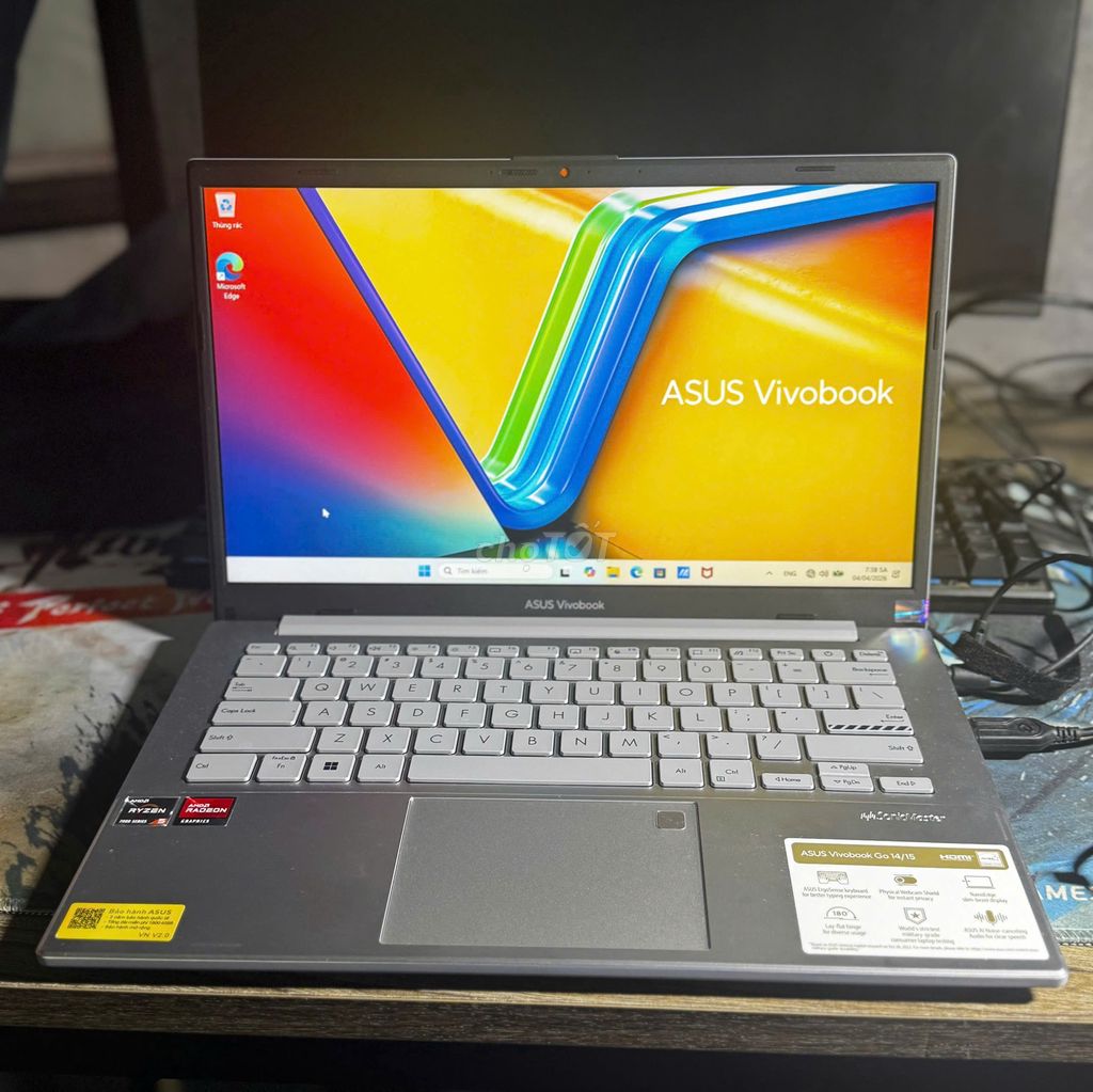 ASUS Vivobook Go 14 R5-7520U 14 inch 16GB/512GB. Mua bán Laptop tại Quận Cầu Giấy Hà Nội được đăng bởi Thanh hình 1