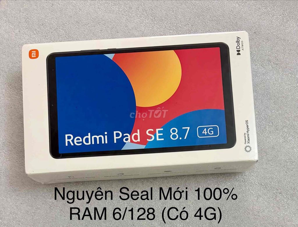 XIAOMI REDMI PAD SE 8.7" RAM 6/128 (Có 4G) Mới100%. Mua bán Máy tính bảng tại Quận Ninh Kiều Cần Thơ được đăng bởi Quốc Cường Computer hình 1