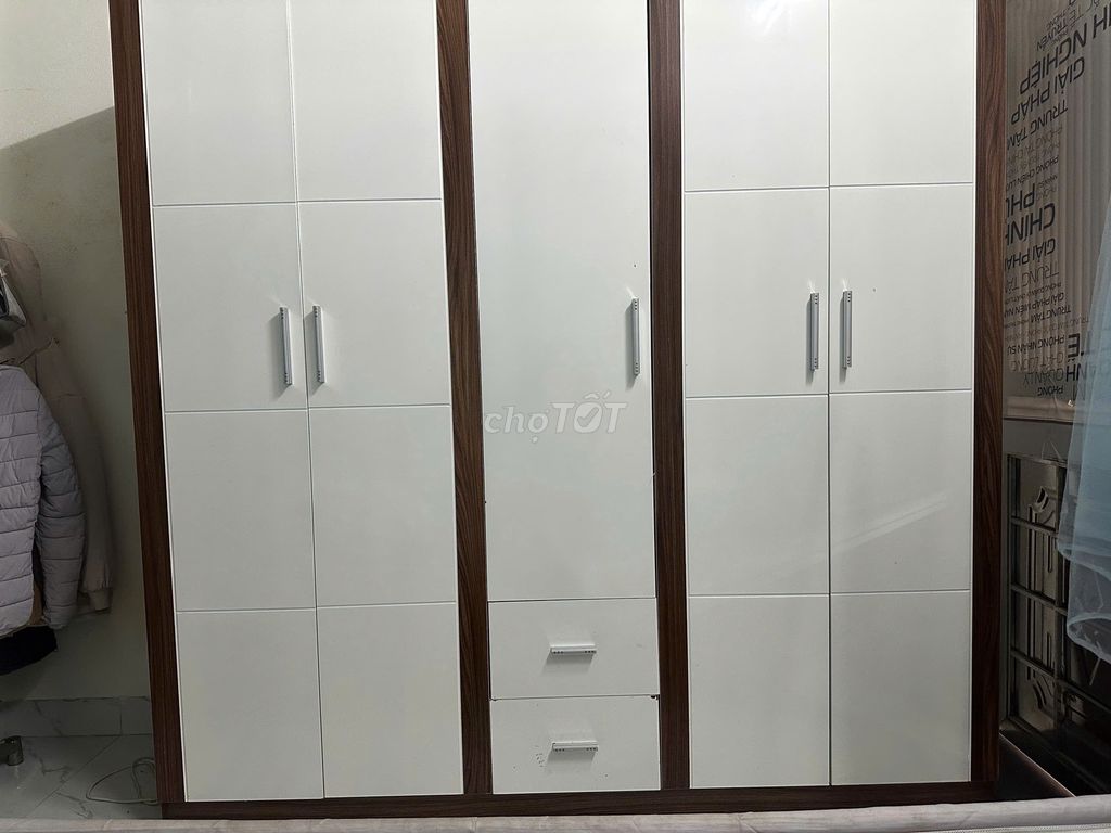 Tủ quần áo gỗ ép 2mx2mx0.55m. Mua bán Tủ, kệ gia đình tại Huyện Hoài Đức Hà Nội được đăng bởi Dinh Ngoc Vinh hình 1