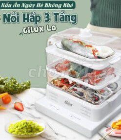 Nồi Hấp Đa Năng 3 Tầng Gilux Chính Hãng