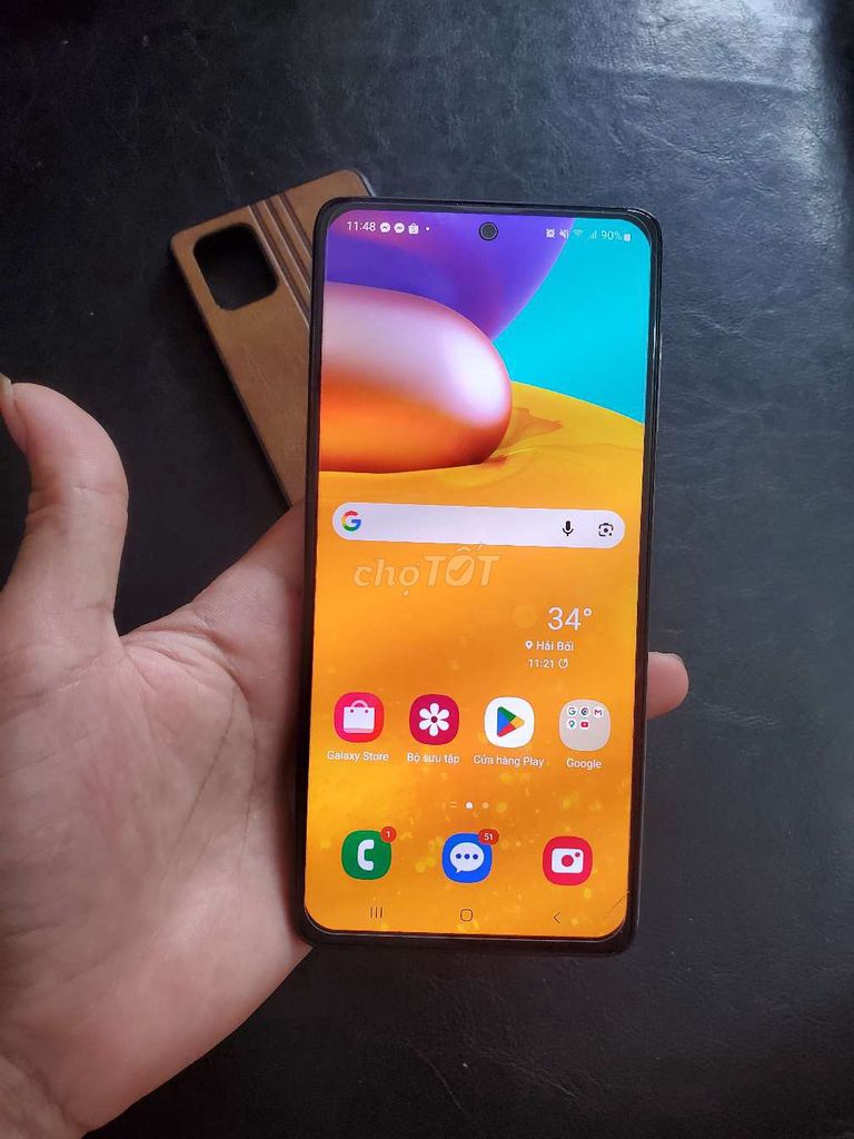 Samsung A71 8GB/128GB hình thức đẹp dùng ngon mượt. Mua bán Điện thoại tại Huyện Đông Anh Hà Nội được đăng bởi SƠN MOBILE hình 1