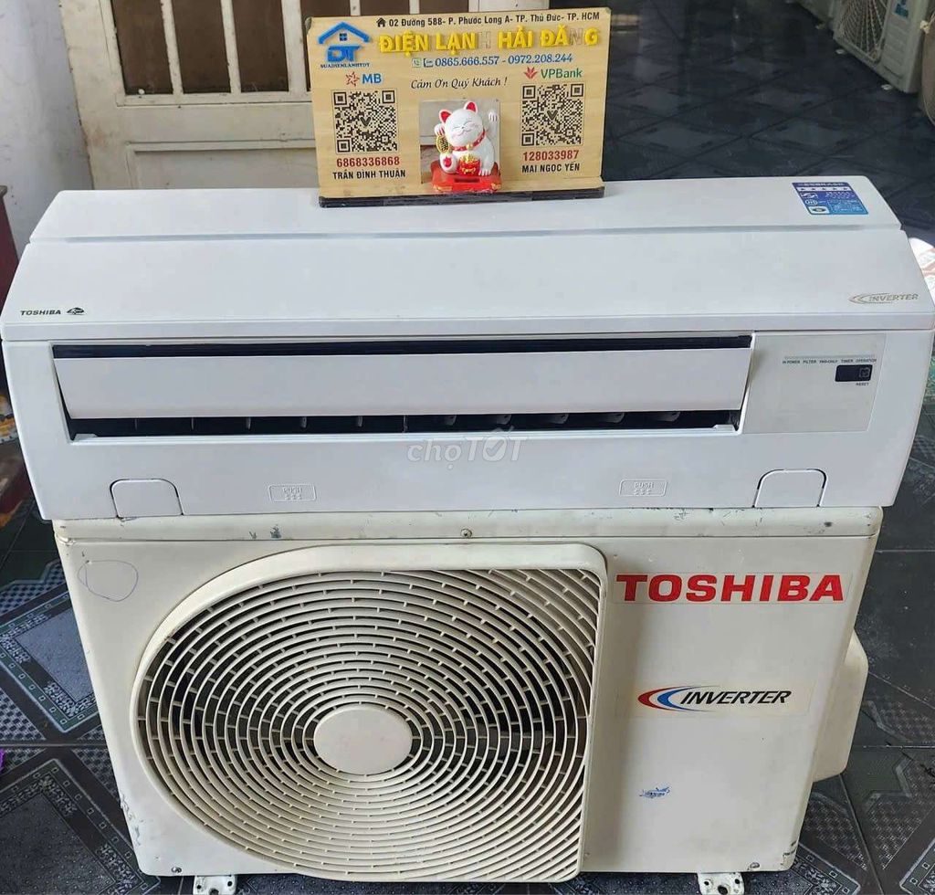 Toshiba Inverter 1.5 HP Thái Lan. Mua bán Máy lạnh, điều hoà tại Quận Gò Vấp Tp Hồ Chí Minh được đăng bởi Ngoc Yen hình 1