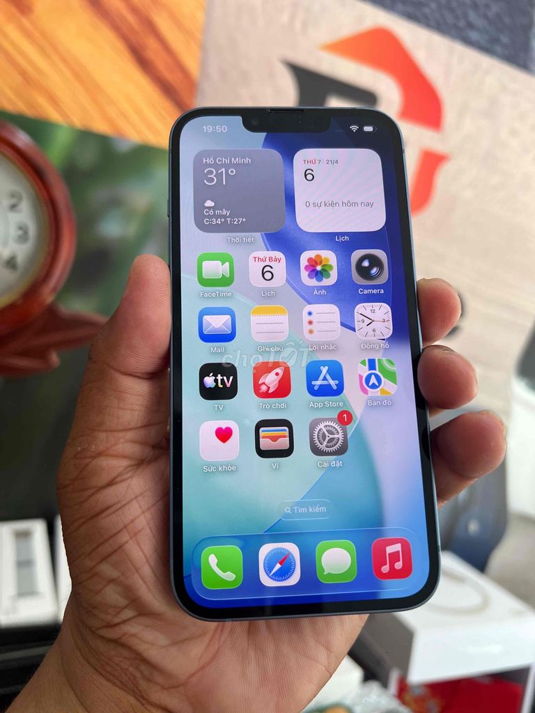 iPhone 14 128GB VN zin áp pin 97. Mua bán Điện thoại tại Quận Tân Phú Tp Hồ Chí Minh được đăng bởi Phan Tien Sỹ hình 1