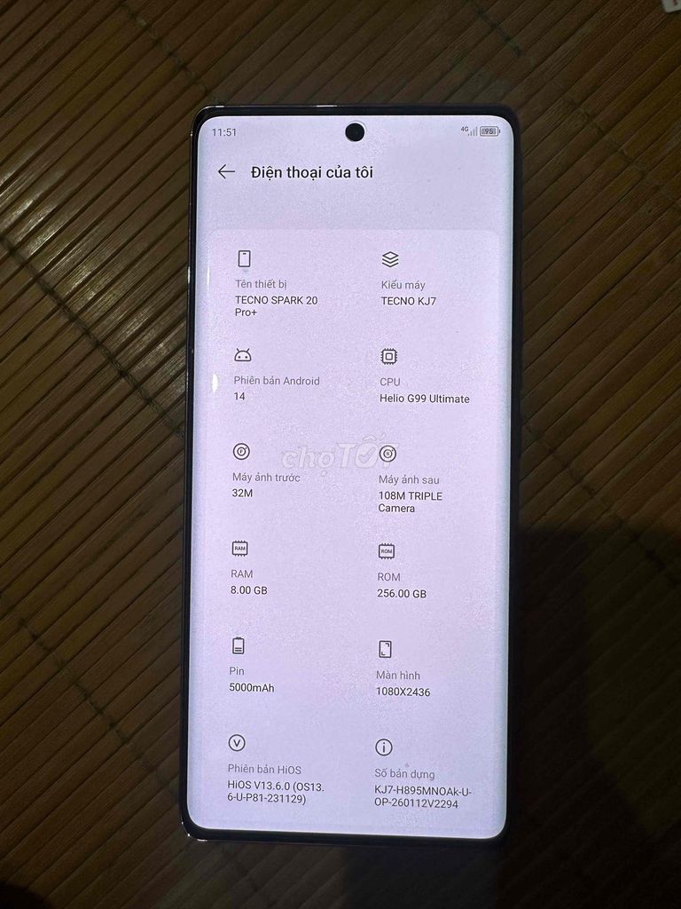 Tecno spark 20 Pro plus Ram 8/256G. Mua bán Điện thoại tại Quận Thanh Xuân Hà Nội được đăng bởi Đức hình 1