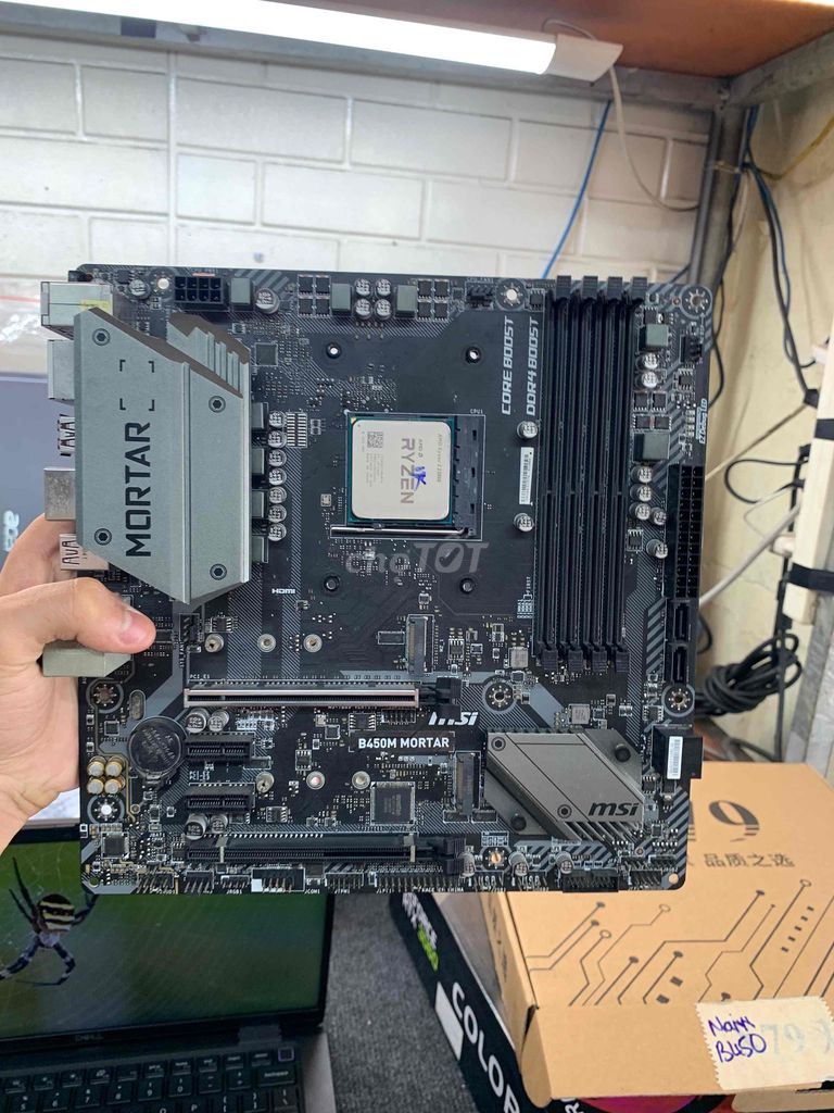 Bo mạch chủ MSI B450M Mortar Hàng Zin đẹp. Mua bán Linh kiện (RAM, Card...) tại Quận Phú Nhuận Tp Hồ Chí Minh được đăng bởi tiến tài 770 nguyễn kiệm p4 quận phú nhuận hình 1