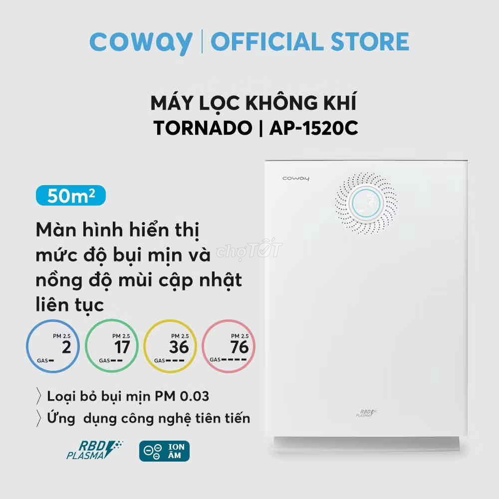 bán máy lọc không khí coway tornado ap-1520c