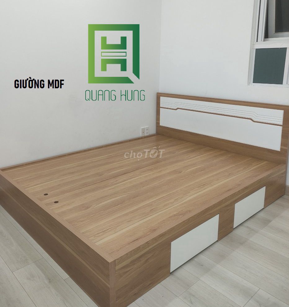 GIƯỜNG MDF-GIƯỜNG MDF=GIƯỜNG MDF=GIƯỜNG MDF$GIƯỜNG. Mua bán Giường, chăn ga gối nệm tại Quận Tân Bình Tp Hồ Chí Minh được đăng bởi NỘI THẤT NHÀ XINH hình 1