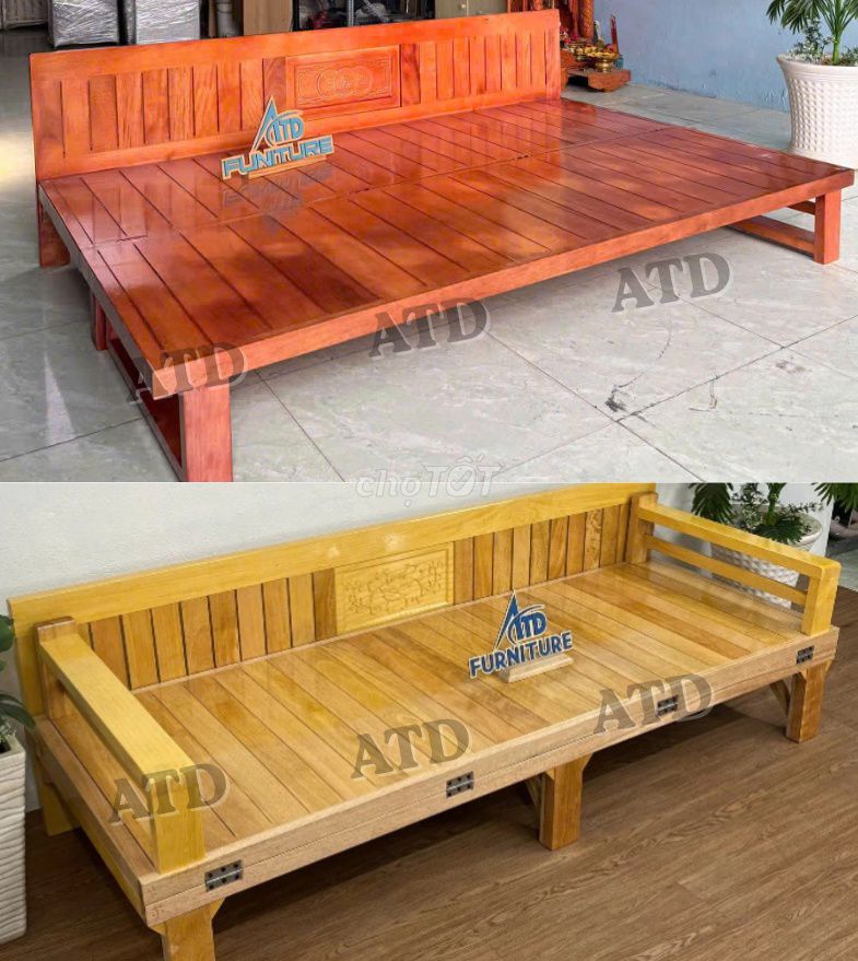 GIƯỜNG GỖ GIƯỜNG GỖ GẤP GIƯỜNG GỖ GẤP--GIƯỜNG GỖ--. Mua bán Giường, chăn ga gối nệm tại Quận Bình Thạnh Tp Hồ Chí Minh được đăng bởi Nhi Nguyen Nội thất ATD hình 1