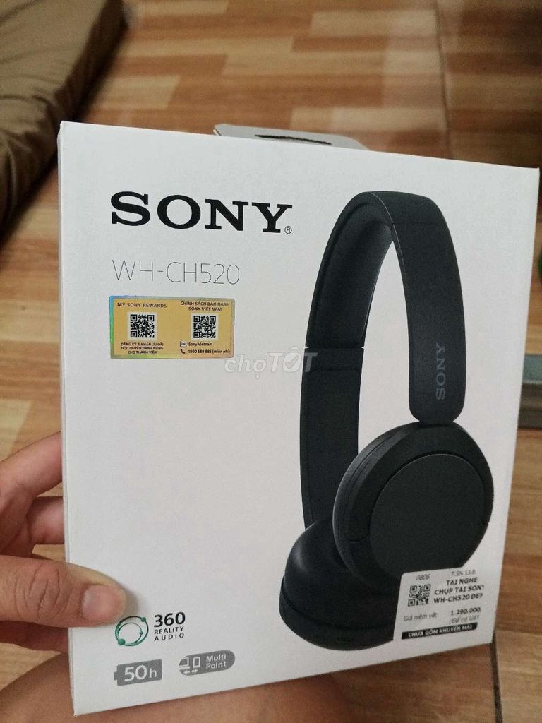 Pass nhanh Tai nghe Bluetooth Sony WH-CH520 New. Mua bán Tivi, Âm thanh tại Huyện Hóc Môn Tp Hồ Chí Minh được đăng bởi SHOP Chuyên Sale Hàng Chính Hãng hình 1
