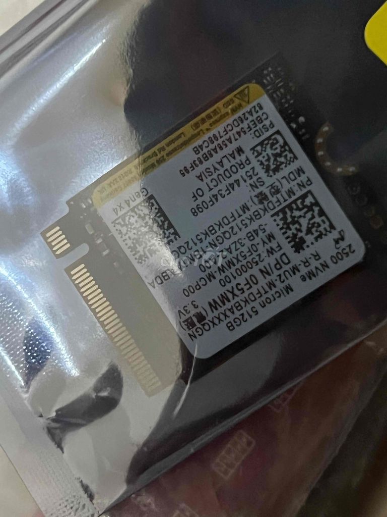 Ổ cứng SSD Micron 512GB M.2 NVMe. Mua bán Linh kiện (RAM, Card...) tại Quận Cầu Giấy Hà Nội được đăng bởi Quynh hình 1