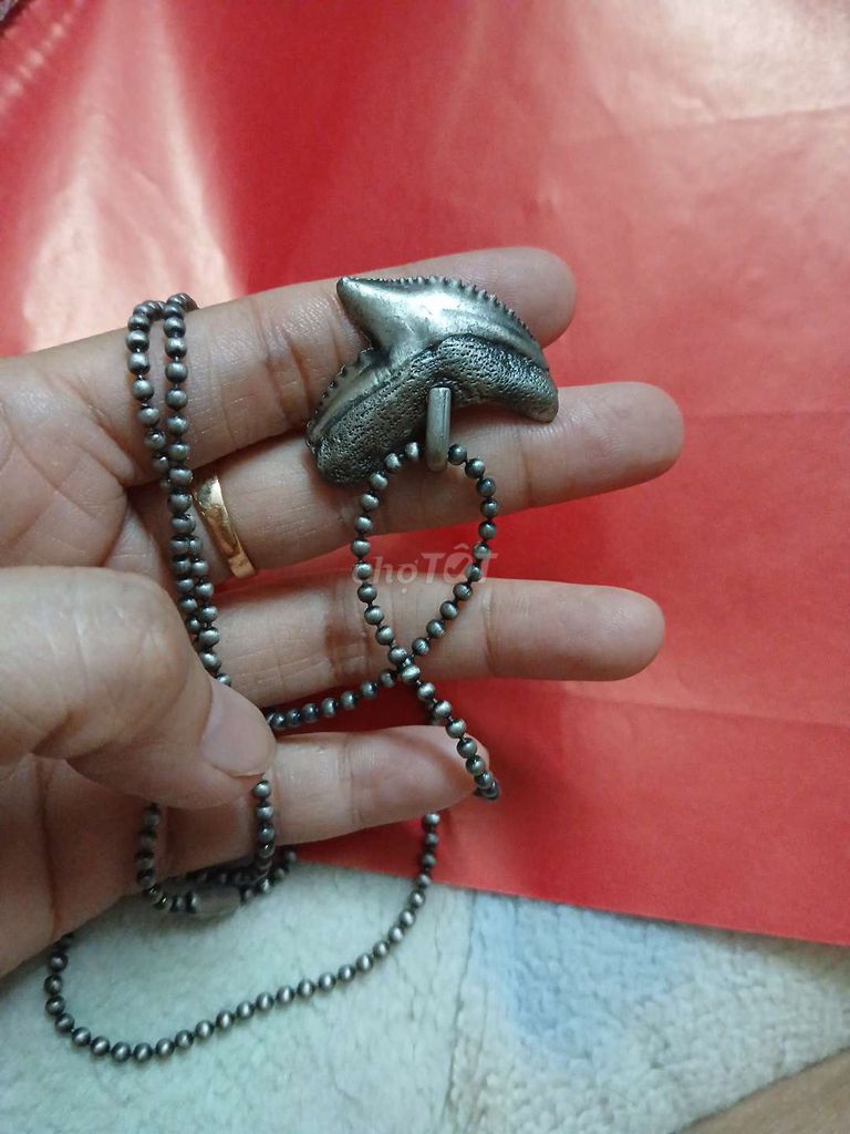 Dây chuyền Bạc si Nhật Răng cá mập. Mua bán Phụ kiện thời trang khác tại Thành phố Thủ Đức Tp Hồ Chí Minh được đăng bởi GIÀY SI HIỆU hình 1