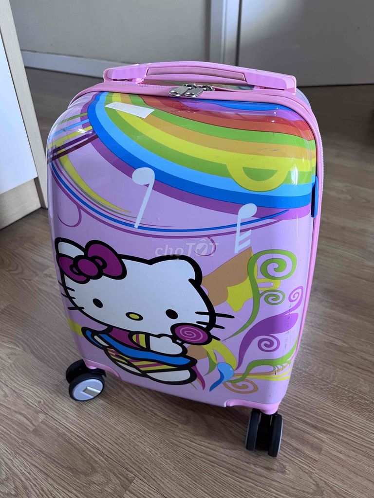 Vali kéo Clownzi Nữ Hồng Hello Kitty. Mua bán Túi xách tại Quận Nam Từ Liêm Hà Nội được đăng bởi Bánh Bột lọc hình 1