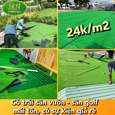 Sale Sốc Thảm cỏ nhân tạo 24k/ mét vuông