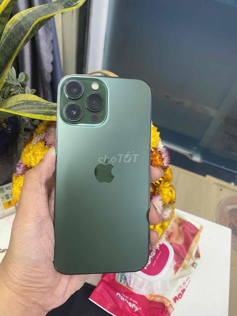 Apple iPhone 13 Pro Max 128GB Xanh 91% date mới.. Mua bán Điện thoại tại Quận Ninh Kiều Cần Thơ được đăng bởi Khải mobile hình 1