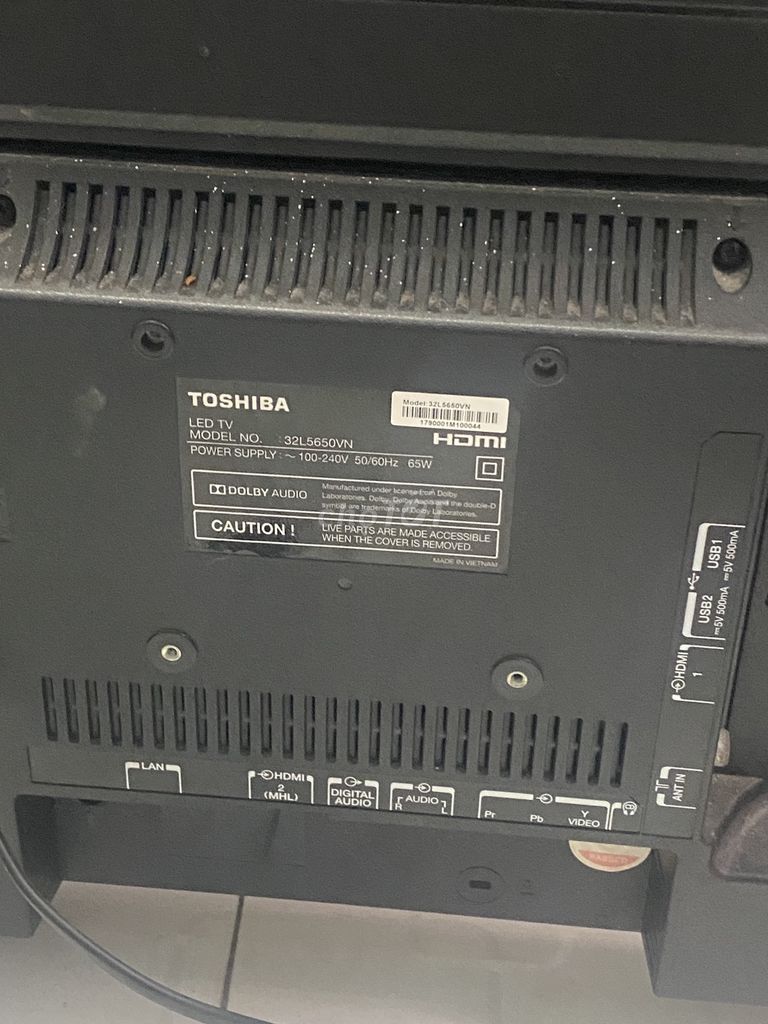 Tivi Toshiba 32L5650VN Đen. Mua bán Tivi, Âm thanh tại Thành phố Cao Lãnh Đồng Tháp được đăng bởi Tên chưa cung cấp hình 1