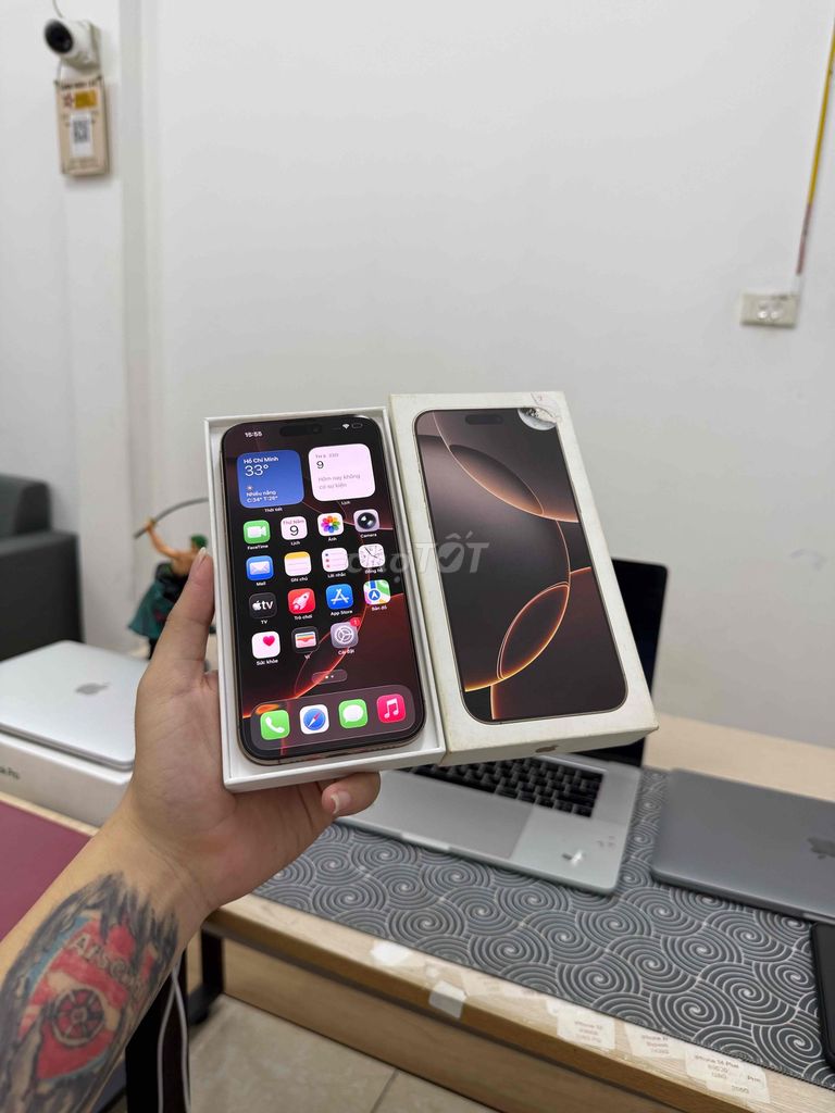 iPhone 16 Pro Max 256GB VN/A Còn BH 7-2026. Mua bán Điện thoại tại Quận Đống Đa Hà Nội được đăng bởi Hà Nội Mobile Bao Duyệt Nợ Xấu hình 1