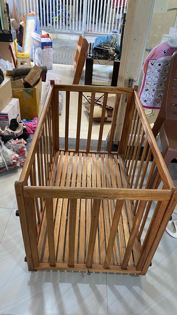 nôi gỗ cho bé 4 trong 1 dọn nhà bán nhanh. Mua bán Mẹ và bé tại Huyện Củ Chi Tp Hồ Chí Minh được đăng bởi hùng hình 1