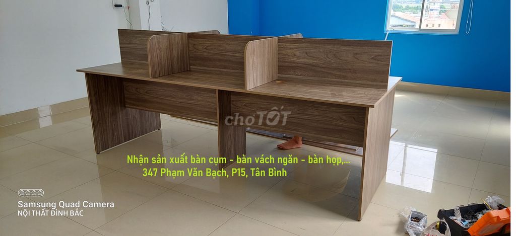 BÀN CỤM VÁCH NGĂN 6 NGƯỜI